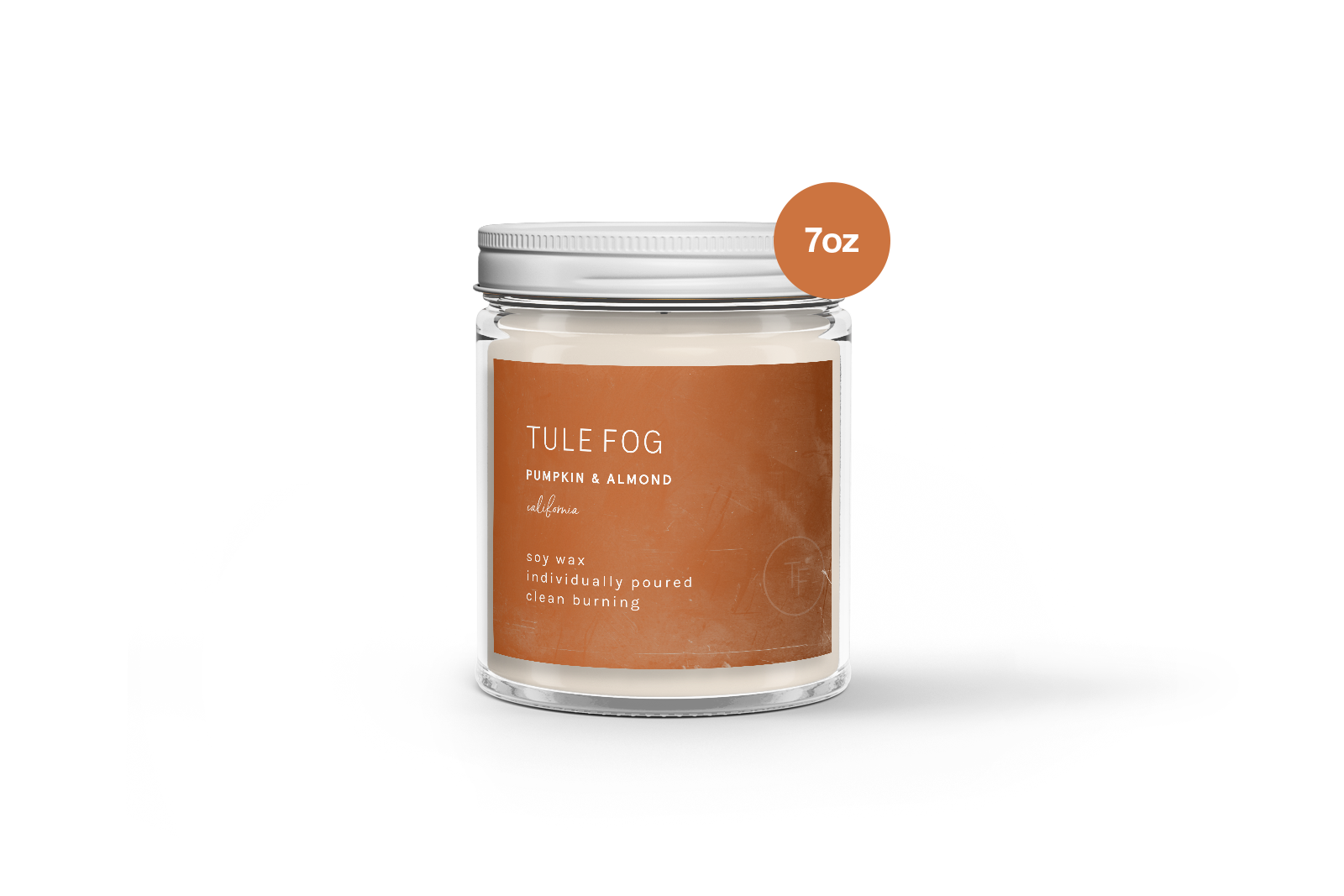 Pumpkin + Almond Soy Candle 7oz (5610108780701)