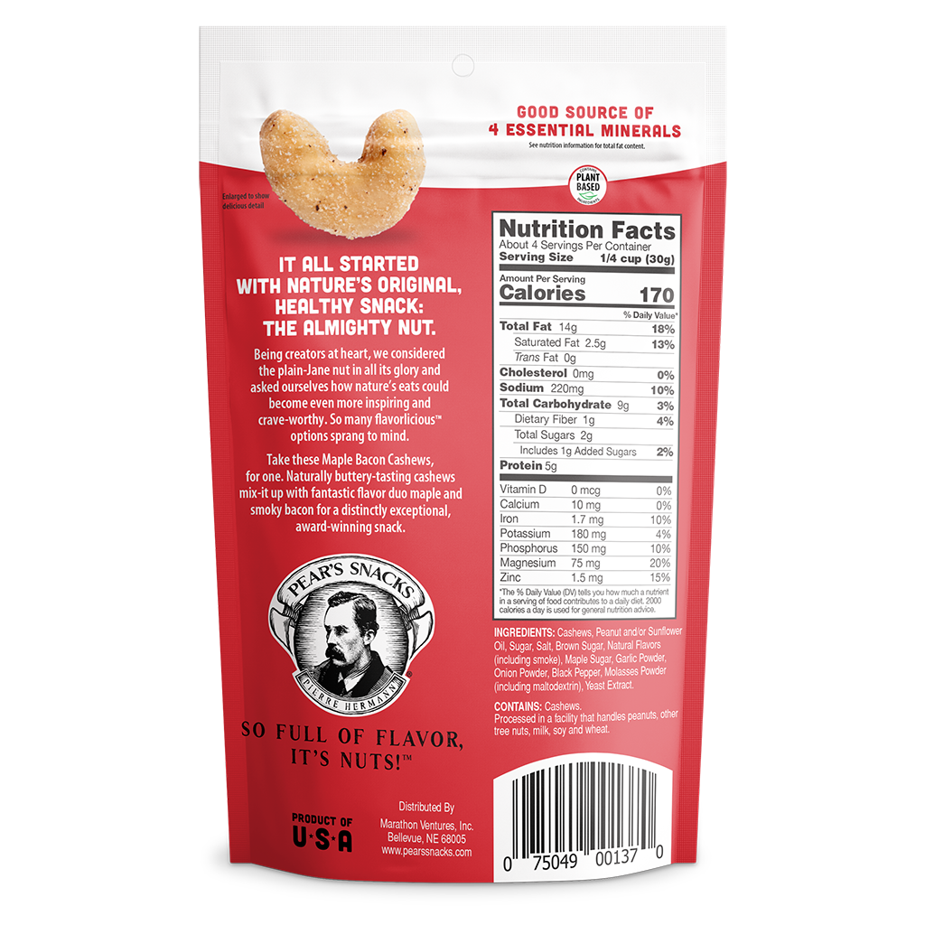 Maple Bacon Cashews
