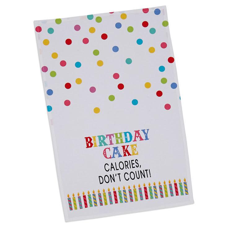 Birthday! Printed Dishtowels