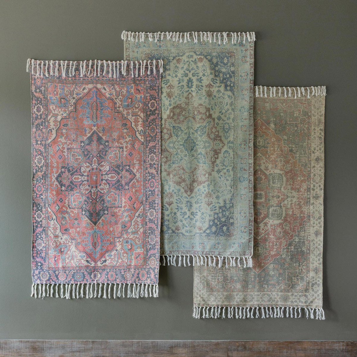 Antique Inspired Cotton Rug