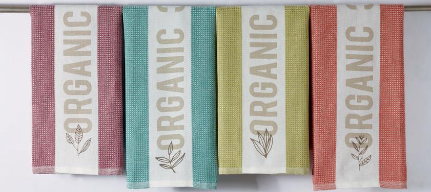 "Organic" Waffle Print Dishtowels (5609848275101)