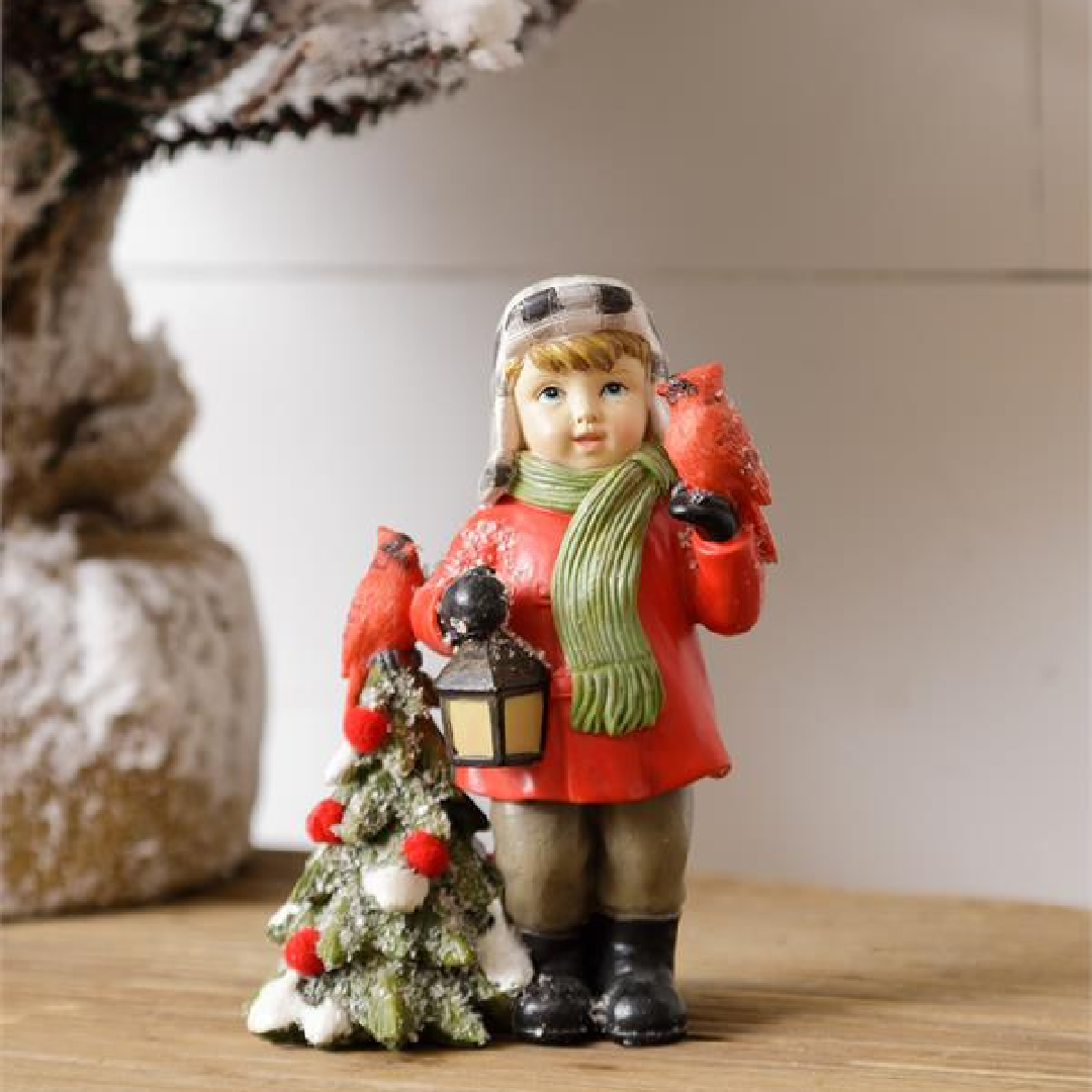 Holiday Boy With Lantern