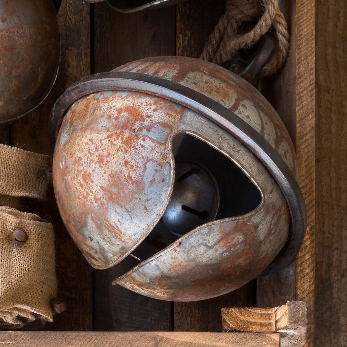 Huge Rustic Galvanized Bells (S/2)