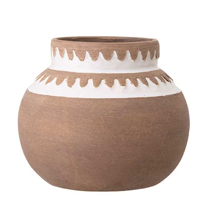 Debossed Terracotta Pot