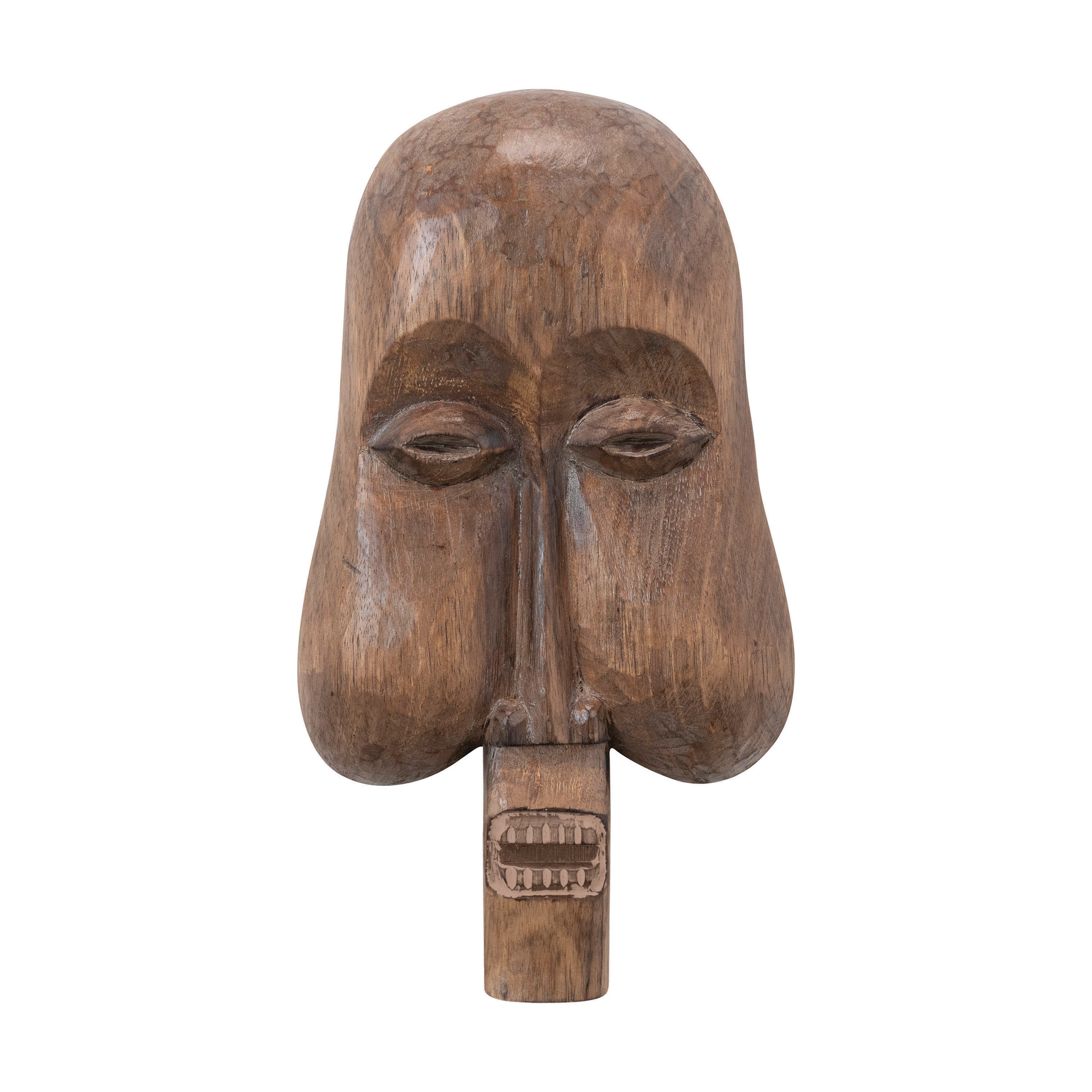 Hand Carved Albasia Wall Mask