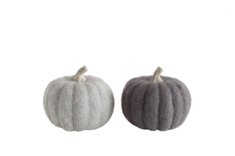 Felted Wool Pumpkin (Medium)
