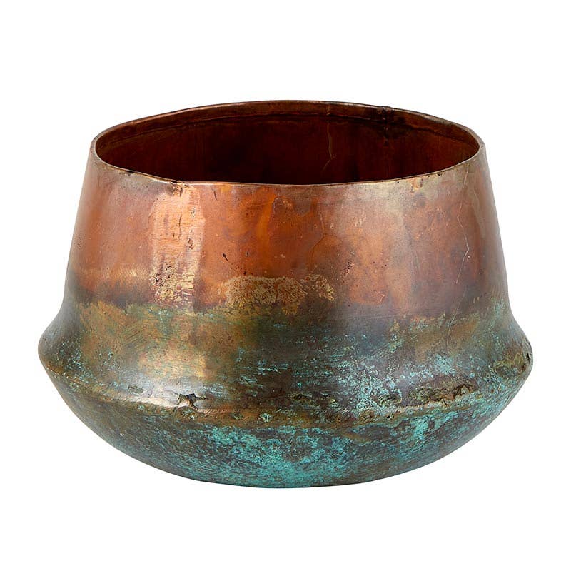 Copper Blue Planter (Med)
