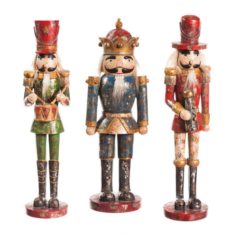 Regal Distressed Nutcracker (S/3)