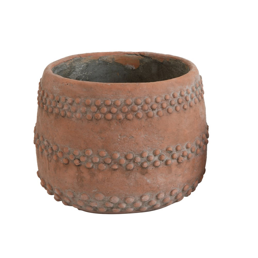 Concrete Planter w/ Terracotta Color (L) (5637956829341)