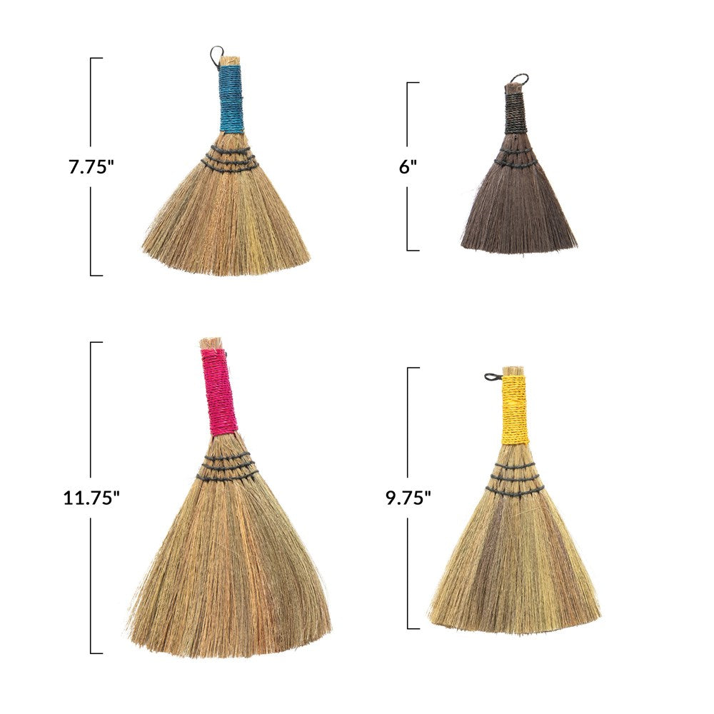 Wrapped Whisk Brooms - Brights (S/4)