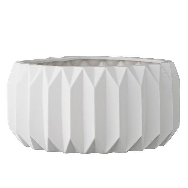 White Ceramic Shallow