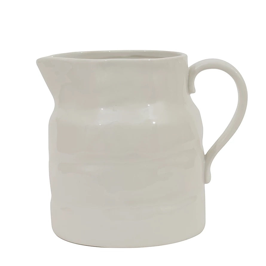Vintage Inspired Pitcher - Rippled