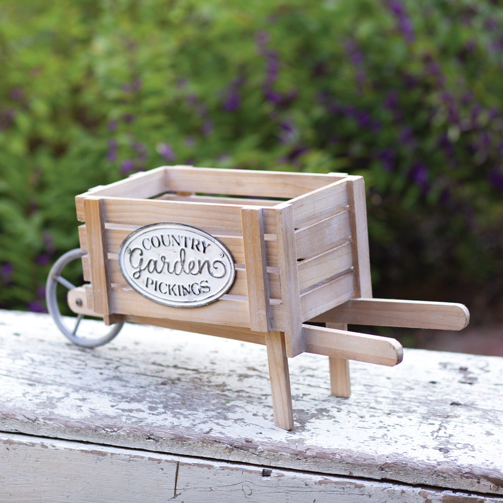Wooden Wheelbarrow