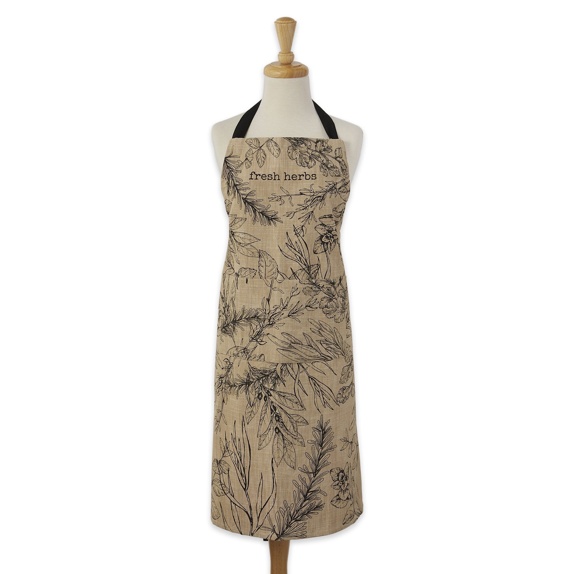 Fresh Herbs Printed Chef's Apron (5609810624669)