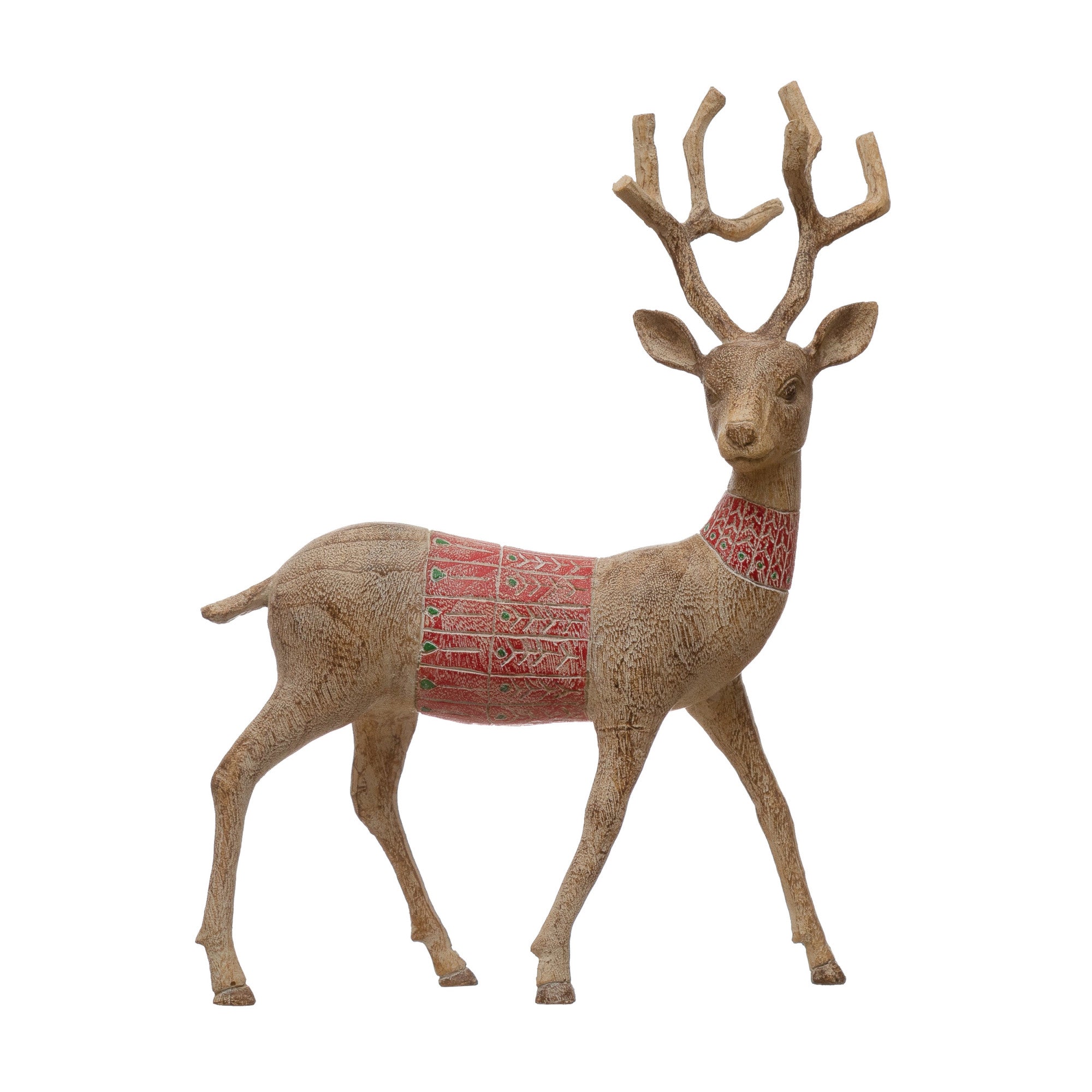 Debossed Standing Reindeer - Looking